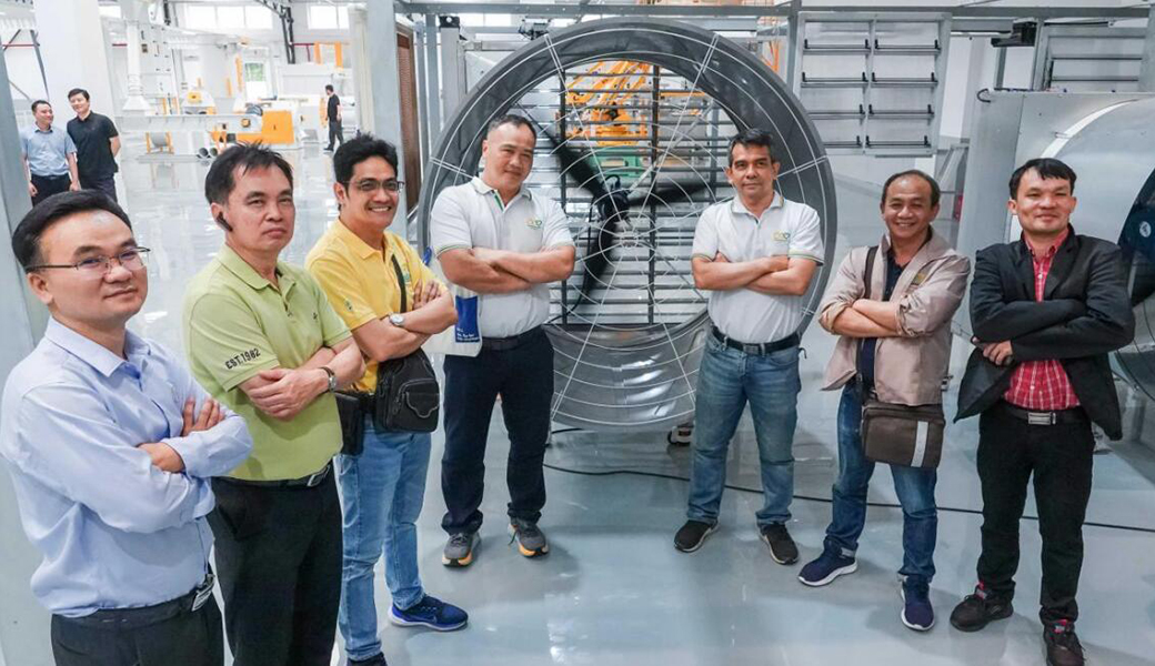 泰國正大卜蜂食品公司（CPF）團隊到訪正大機電企業(yè)參觀交流